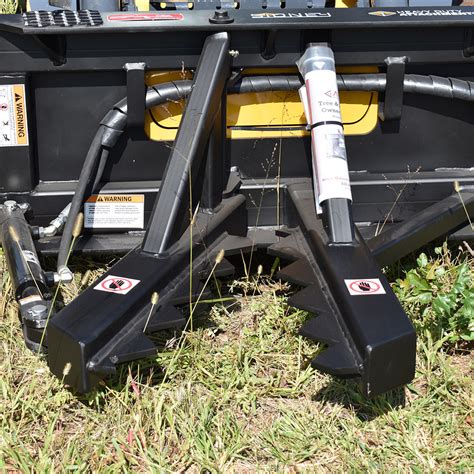 skid steer tree post puller attachment auction|tree grabber attachment.